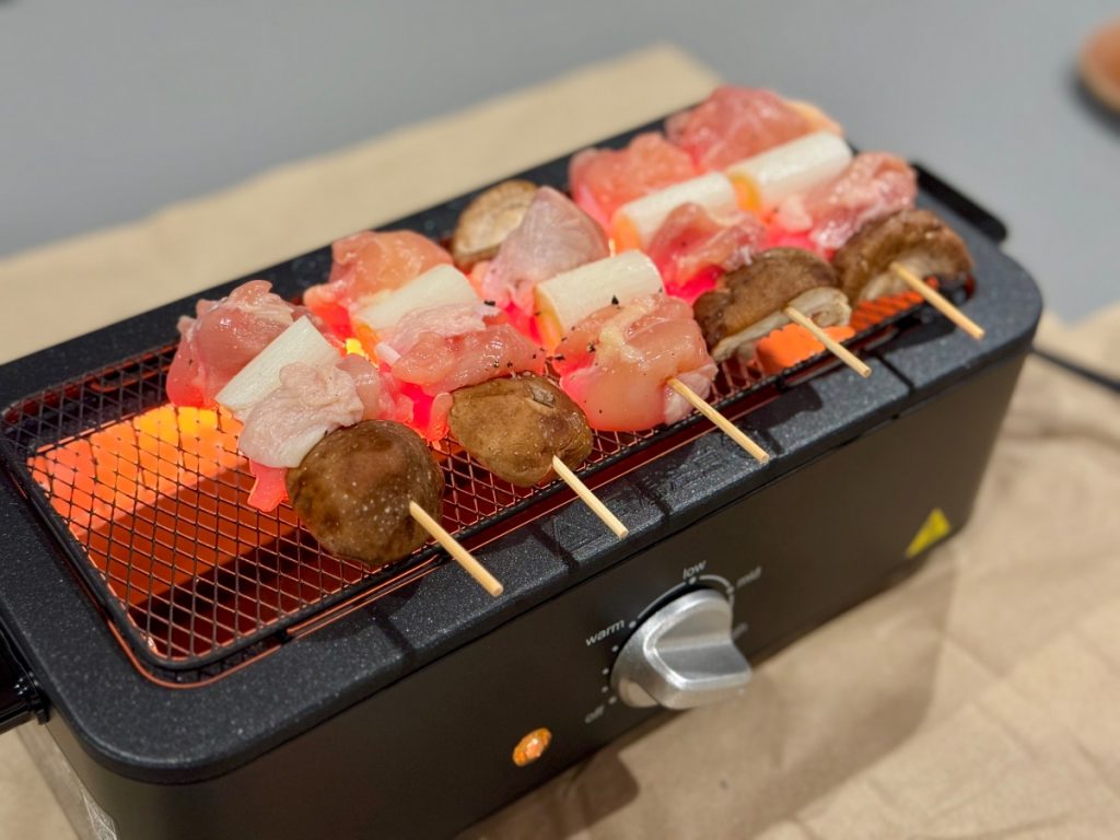 ４日以内に発送 値下げ3 ★ 焼き鳥コンロ★串焼★五平餅★焼鳥焼器★みたらし団子 業務用☆焼鳥焼器☆みたらし団子☆やきとり☆牛豚串☆BBQキャンプ