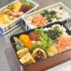 明太子ごはんと磯辺揚げとたまごやき弁当