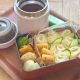 真夏の冷たい素麺こども弁当